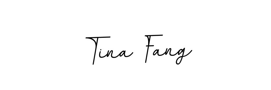 Tina Fang stylish signature style. Best Handwritten Sign (BallpointsItalic-DORy9) for my name. Handwritten Signature Collection Ideas for my name Tina Fang. Tina Fang signature style 11 images and pictures png