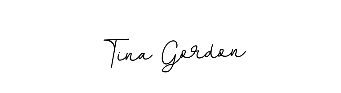 You should practise on your own different ways (BallpointsItalic-DORy9) to write your name (Tina Gordon) in signature. don't let someone else do it for you. Tina Gordon signature style 11 images and pictures png