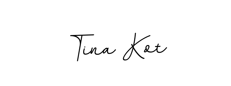 Make a short Tina Kot signature style. Manage your documents anywhere anytime using BallpointsItalic-DORy9. Create and add eSignatures, submit forms, share and send files easily. Tina Kot signature style 11 images and pictures png