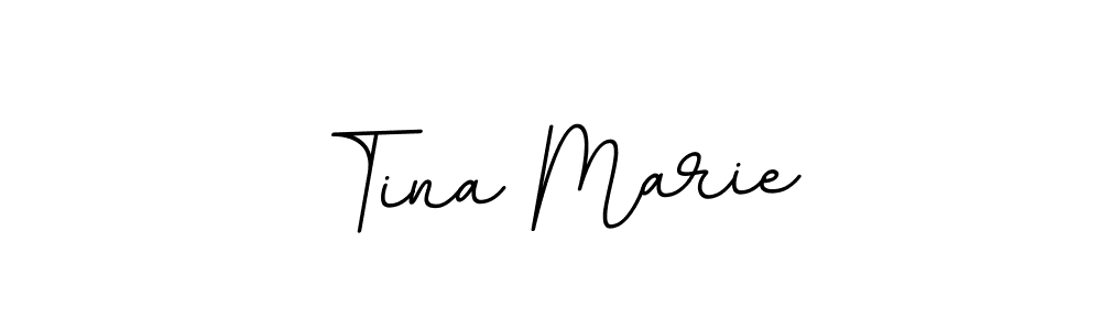 Tina Marie stylish signature style. Best Handwritten Sign (BallpointsItalic-DORy9) for my name. Handwritten Signature Collection Ideas for my name Tina Marie. Tina Marie signature style 11 images and pictures png