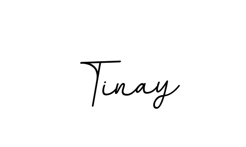 How to make Tinay name signature. Use BallpointsItalic-DORy9 style for creating short signs online. This is the latest handwritten sign. Tinay signature style 11 images and pictures png