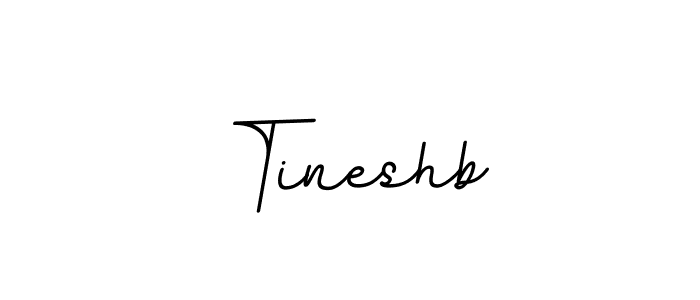 Create a beautiful signature design for name Tineshb. With this signature (BallpointsItalic-DORy9) fonts, you can make a handwritten signature for free. Tineshb signature style 11 images and pictures png