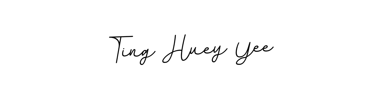 Make a beautiful signature design for name Ting Huey Yee. With this signature (BallpointsItalic-DORy9) style, you can create a handwritten signature for free. Ting Huey Yee signature style 11 images and pictures png