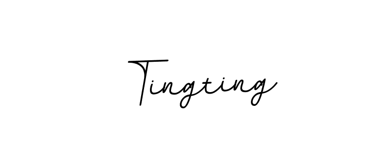 Tingting stylish signature style. Best Handwritten Sign (BallpointsItalic-DORy9) for my name. Handwritten Signature Collection Ideas for my name Tingting. Tingting signature style 11 images and pictures png
