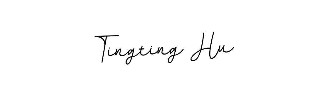 Tingting Hu stylish signature style. Best Handwritten Sign (BallpointsItalic-DORy9) for my name. Handwritten Signature Collection Ideas for my name Tingting Hu. Tingting Hu signature style 11 images and pictures png