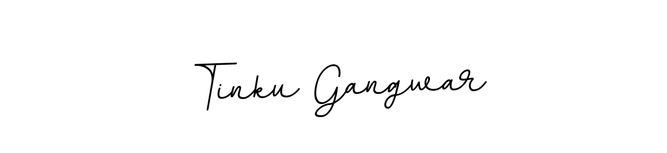 Create a beautiful signature design for name Tinku Gangwar. With this signature (BallpointsItalic-DORy9) fonts, you can make a handwritten signature for free. Tinku Gangwar signature style 11 images and pictures png