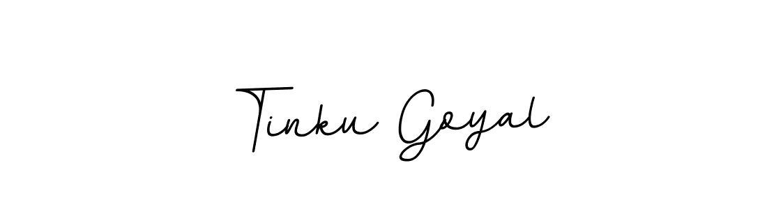 Tinku Goyal stylish signature style. Best Handwritten Sign (BallpointsItalic-DORy9) for my name. Handwritten Signature Collection Ideas for my name Tinku Goyal. Tinku Goyal signature style 11 images and pictures png