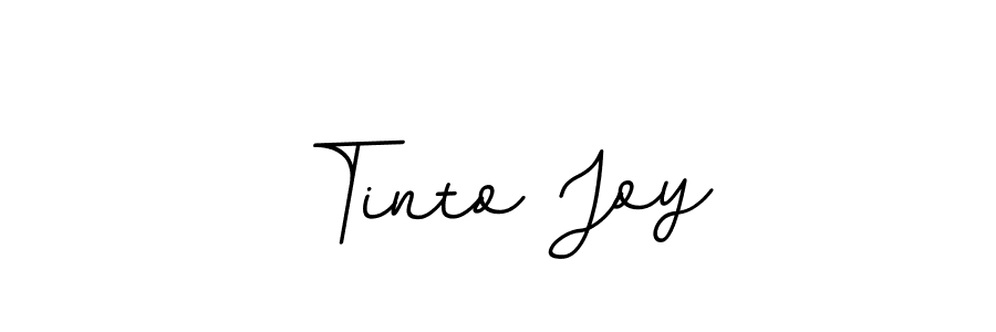 Design your own signature with our free online signature maker. With this signature software, you can create a handwritten (BallpointsItalic-DORy9) signature for name Tinto Joy. Tinto Joy signature style 11 images and pictures png