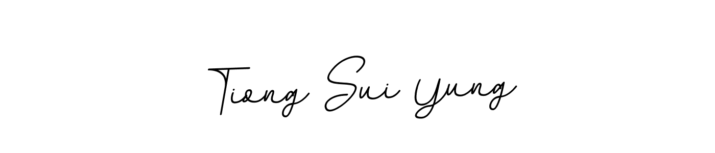 if you are searching for the best signature style for your name Tiong Sui Yung. so please give up your signature search. here we have designed multiple signature styles  using BallpointsItalic-DORy9. Tiong Sui Yung signature style 11 images and pictures png