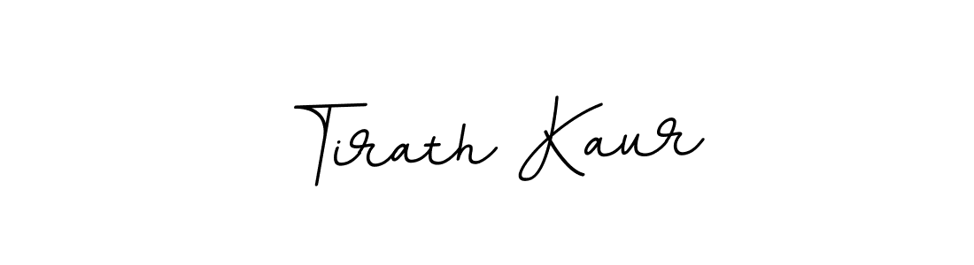 Create a beautiful signature design for name Tirath Kaur. With this signature (BallpointsItalic-DORy9) fonts, you can make a handwritten signature for free. Tirath Kaur signature style 11 images and pictures png