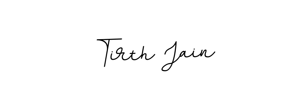 How to make Tirth Jain signature? BallpointsItalic-DORy9 is a professional autograph style. Create handwritten signature for Tirth Jain name. Tirth Jain signature style 11 images and pictures png