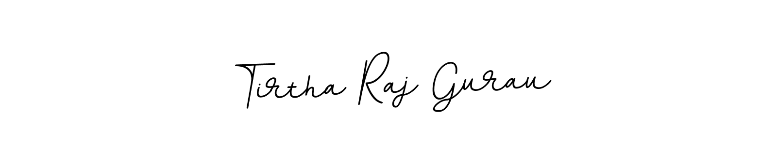 Design your own signature with our free online signature maker. With this signature software, you can create a handwritten (BallpointsItalic-DORy9) signature for name Tirtha Raj Gurau. Tirtha Raj Gurau signature style 11 images and pictures png