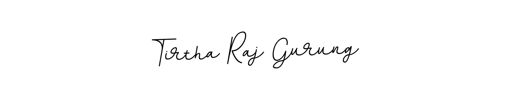 This is the best signature style for the Tirtha Raj Gurung name. Also you like these signature font (BallpointsItalic-DORy9). Mix name signature. Tirtha Raj Gurung signature style 11 images and pictures png