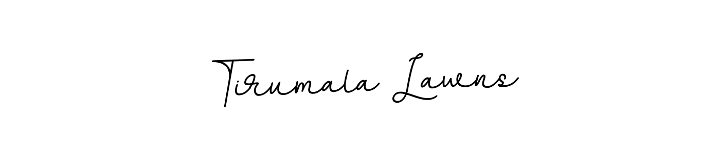 Similarly BallpointsItalic-DORy9 is the best handwritten signature design. Signature creator online .You can use it as an online autograph creator for name Tirumala Lawns. Tirumala Lawns signature style 11 images and pictures png