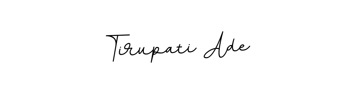 Tirupati Ade stylish signature style. Best Handwritten Sign (BallpointsItalic-DORy9) for my name. Handwritten Signature Collection Ideas for my name Tirupati Ade. Tirupati Ade signature style 11 images and pictures png