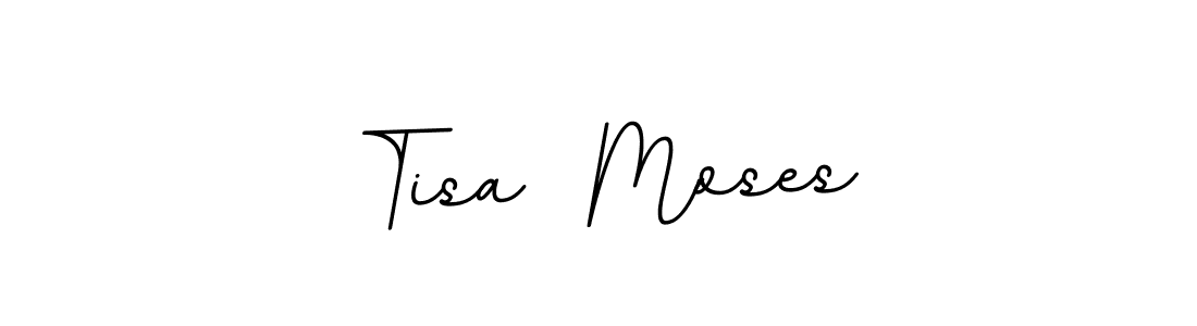 Design your own signature with our free online signature maker. With this signature software, you can create a handwritten (BallpointsItalic-DORy9) signature for name Tisa  Moses. Tisa  Moses signature style 11 images and pictures png
