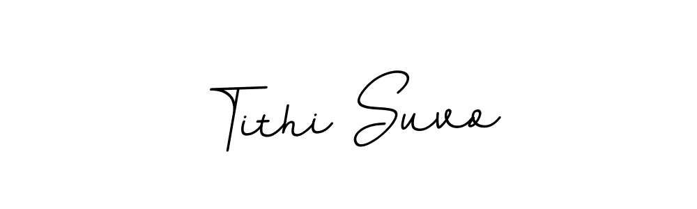 It looks lik you need a new signature style for name Tithi Suvo. Design unique handwritten (BallpointsItalic-DORy9) signature with our free signature maker in just a few clicks. Tithi Suvo signature style 11 images and pictures png