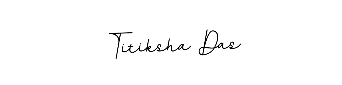 How to make Titiksha Das name signature. Use BallpointsItalic-DORy9 style for creating short signs online. This is the latest handwritten sign. Titiksha Das signature style 11 images and pictures png