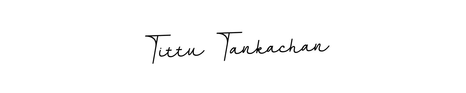 if you are searching for the best signature style for your name Tittu Tankachan. so please give up your signature search. here we have designed multiple signature styles  using BallpointsItalic-DORy9. Tittu Tankachan signature style 11 images and pictures png