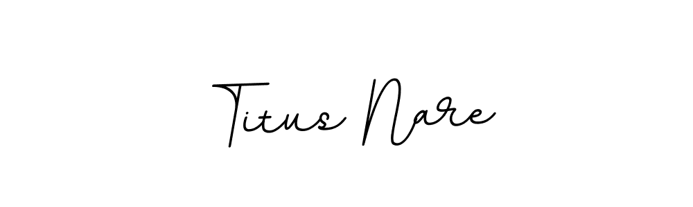 if you are searching for the best signature style for your name Titus Nare. so please give up your signature search. here we have designed multiple signature styles  using BallpointsItalic-DORy9. Titus Nare signature style 11 images and pictures png