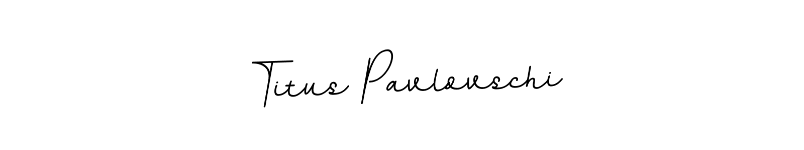 Design your own signature with our free online signature maker. With this signature software, you can create a handwritten (BallpointsItalic-DORy9) signature for name Titus Pavlovschi. Titus Pavlovschi signature style 11 images and pictures png