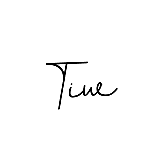 How to make Tiw name signature. Use BallpointsItalic-DORy9 style for creating short signs online. This is the latest handwritten sign. Tiw signature style 11 images and pictures png