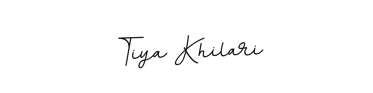if you are searching for the best signature style for your name Tiya Khilari. so please give up your signature search. here we have designed multiple signature styles  using BallpointsItalic-DORy9. Tiya Khilari signature style 11 images and pictures png