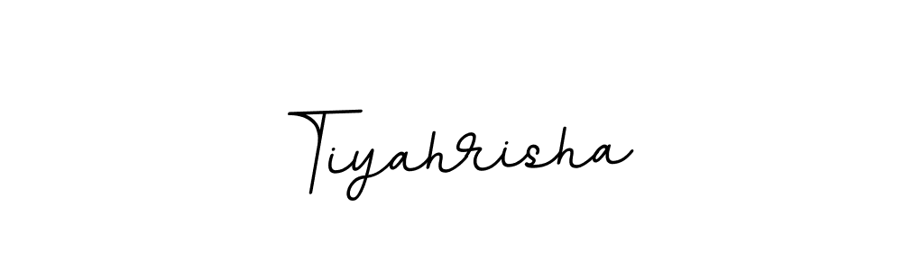 Also we have Tiyahrisha name is the best signature style. Create professional handwritten signature collection using BallpointsItalic-DORy9 autograph style. Tiyahrisha signature style 11 images and pictures png