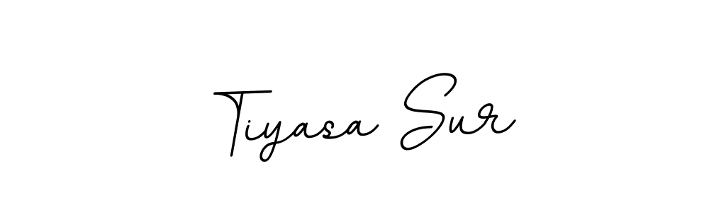 if you are searching for the best signature style for your name Tiyasa Sur. so please give up your signature search. here we have designed multiple signature styles  using BallpointsItalic-DORy9. Tiyasa Sur signature style 11 images and pictures png