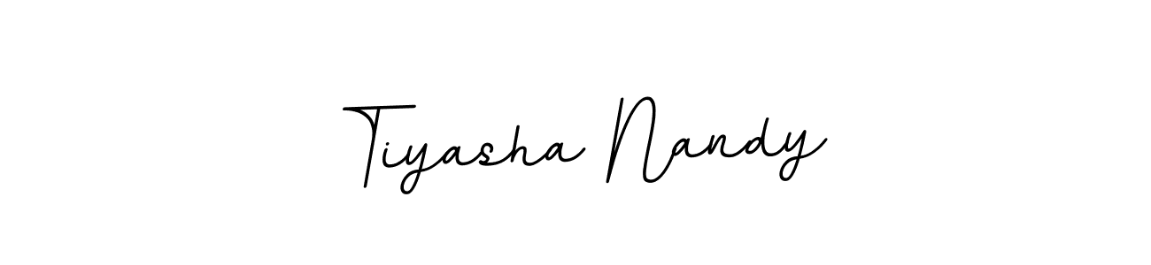 Make a short Tiyasha Nandy signature style. Manage your documents anywhere anytime using BallpointsItalic-DORy9. Create and add eSignatures, submit forms, share and send files easily. Tiyasha Nandy signature style 11 images and pictures png