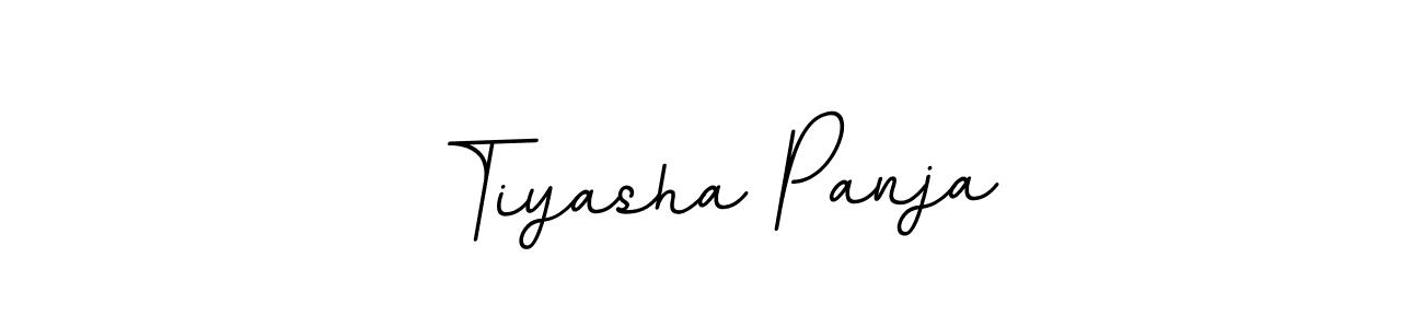 Use a signature maker to create a handwritten signature online. With this signature software, you can design (BallpointsItalic-DORy9) your own signature for name Tiyasha Panja. Tiyasha Panja signature style 11 images and pictures png