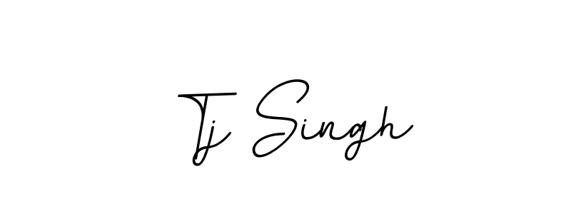 You should practise on your own different ways (BallpointsItalic-DORy9) to write your name (Tj Singh) in signature. don't let someone else do it for you. Tj Singh signature style 11 images and pictures png
