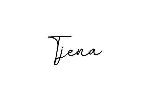 Create a beautiful signature design for name Tjena. With this signature (BallpointsItalic-DORy9) fonts, you can make a handwritten signature for free. Tjena signature style 11 images and pictures png
