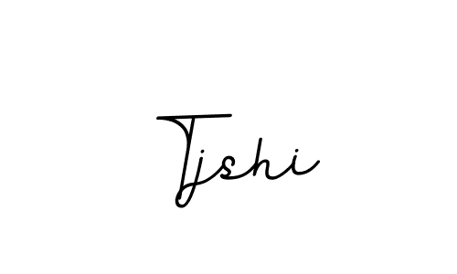 Use a signature maker to create a handwritten signature online. With this signature software, you can design (BallpointsItalic-DORy9) your own signature for name Tjshi. Tjshi signature style 11 images and pictures png