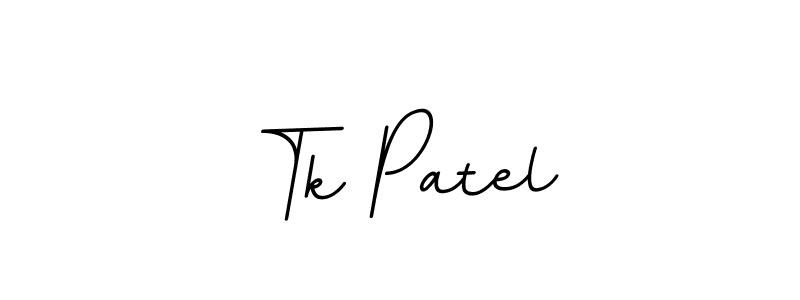 The best way (BallpointsItalic-DORy9) to make a short signature is to pick only two or three words in your name. The name Tk Patel include a total of six letters. For converting this name. Tk Patel signature style 11 images and pictures png