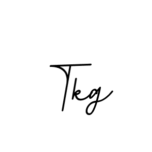 The best way (BallpointsItalic-DORy9) to make a short signature is to pick only two or three words in your name. The name Tkg include a total of six letters. For converting this name. Tkg signature style 11 images and pictures png