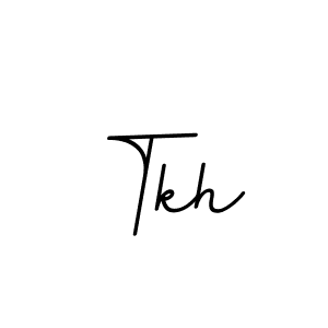 Also we have Tkh name is the best signature style. Create professional handwritten signature collection using BallpointsItalic-DORy9 autograph style. Tkh signature style 11 images and pictures png