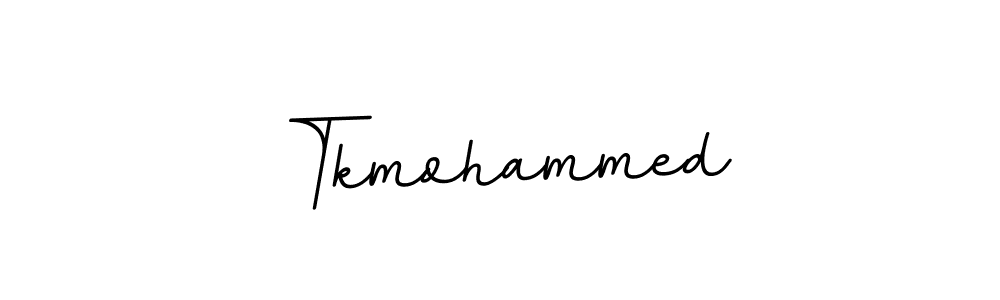 The best way (BallpointsItalic-DORy9) to make a short signature is to pick only two or three words in your name. The name Tkmohammed include a total of six letters. For converting this name. Tkmohammed signature style 11 images and pictures png