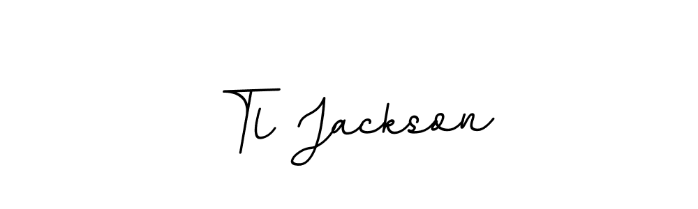 Design your own signature with our free online signature maker. With this signature software, you can create a handwritten (BallpointsItalic-DORy9) signature for name Tl Jackson. Tl Jackson signature style 11 images and pictures png