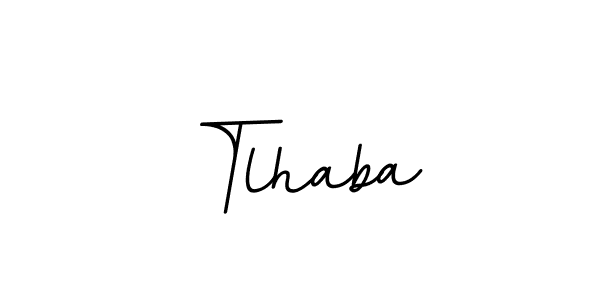 Use a signature maker to create a handwritten signature online. With this signature software, you can design (BallpointsItalic-DORy9) your own signature for name Tlhaba. Tlhaba signature style 11 images and pictures png