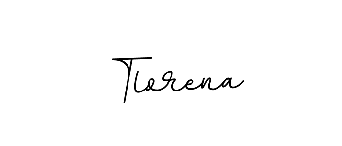 Use a signature maker to create a handwritten signature online. With this signature software, you can design (BallpointsItalic-DORy9) your own signature for name Tlorena. Tlorena signature style 11 images and pictures png