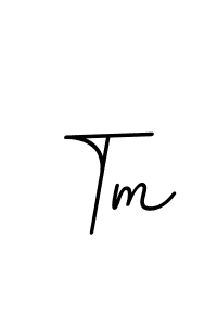 The best way (BallpointsItalic-DORy9) to make a short signature is to pick only two or three words in your name. The name Tm include a total of six letters. For converting this name. Tm signature style 11 images and pictures png