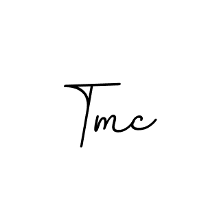 How to make Tmc name signature. Use BallpointsItalic-DORy9 style for creating short signs online. This is the latest handwritten sign. Tmc signature style 11 images and pictures png