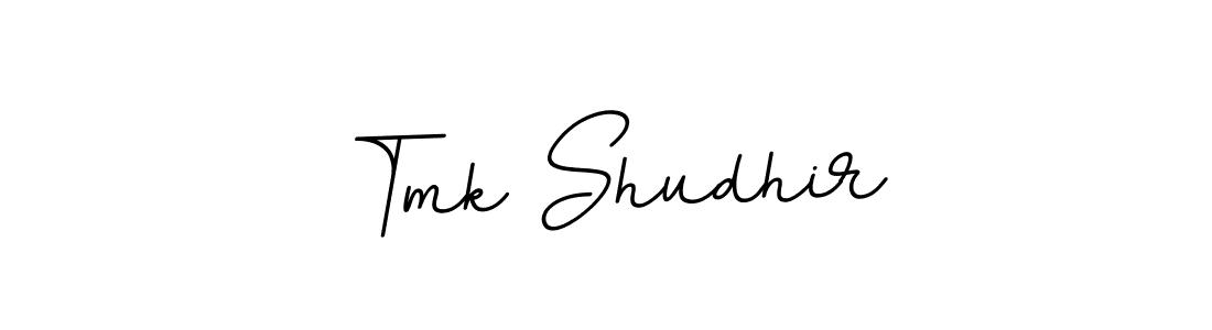 Also we have Tmk Shudhir name is the best signature style. Create professional handwritten signature collection using BallpointsItalic-DORy9 autograph style. Tmk Shudhir signature style 11 images and pictures png