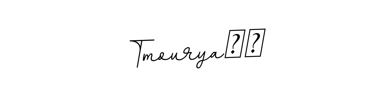 You should practise on your own different ways (BallpointsItalic-DORy9) to write your name (Tmourya★★) in signature. don't let someone else do it for you. Tmourya★★ signature style 11 images and pictures png