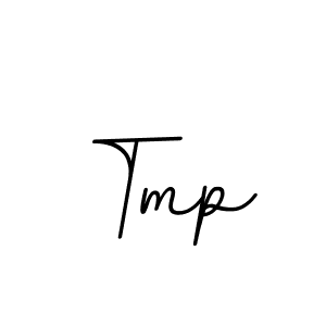 Use a signature maker to create a handwritten signature online. With this signature software, you can design (BallpointsItalic-DORy9) your own signature for name Tmp. Tmp signature style 11 images and pictures png