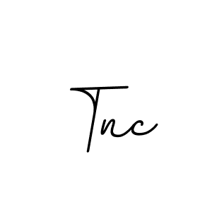Design your own signature with our free online signature maker. With this signature software, you can create a handwritten (BallpointsItalic-DORy9) signature for name Tnc. Tnc signature style 11 images and pictures png