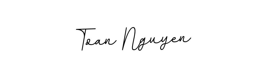 Design your own signature with our free online signature maker. With this signature software, you can create a handwritten (BallpointsItalic-DORy9) signature for name Toan Nguyen. Toan Nguyen signature style 11 images and pictures png