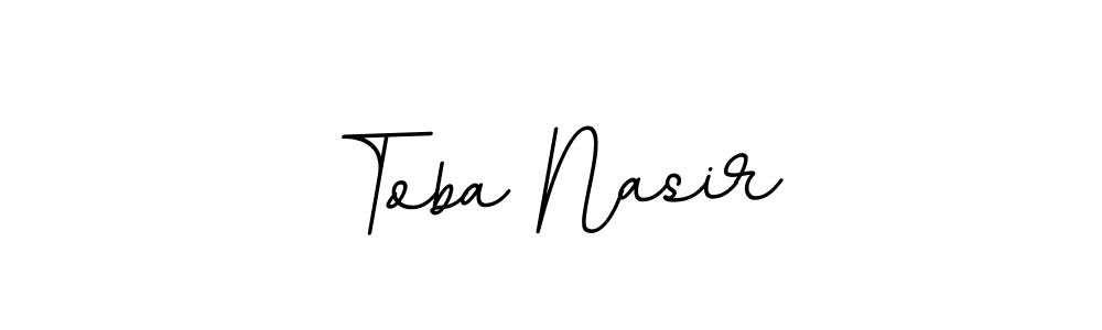 Create a beautiful signature design for name Toba Nasir. With this signature (BallpointsItalic-DORy9) fonts, you can make a handwritten signature for free. Toba Nasir signature style 11 images and pictures png