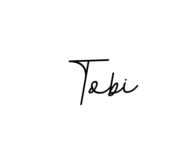 Design your own signature with our free online signature maker. With this signature software, you can create a handwritten (BallpointsItalic-DORy9) signature for name Tobi. Tobi signature style 11 images and pictures png